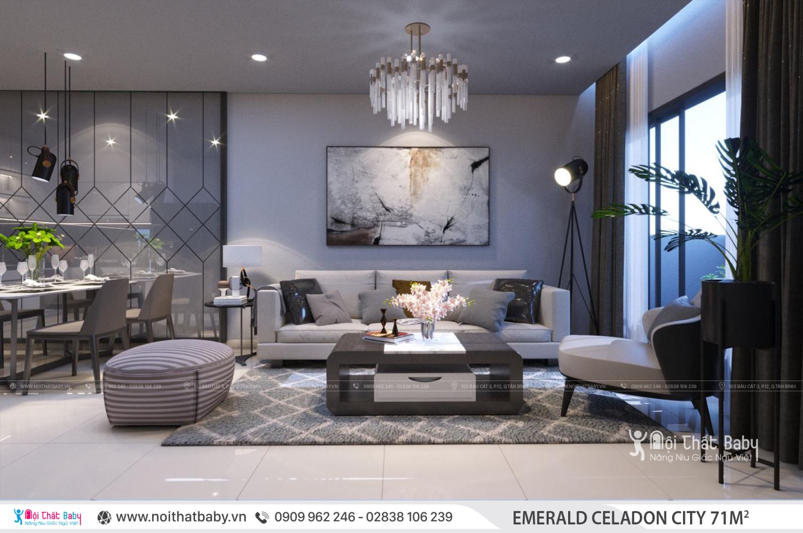 Tổng hợp các mẫu thiết kế nội thất Chung cư Emerald Celadon City